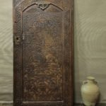 ANTIQUE - OTTOMAN WOOD CARVED DOOR 1625