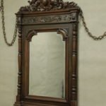 ANTIQUE - 1915 LARGE FRENCH WALL MIRROR